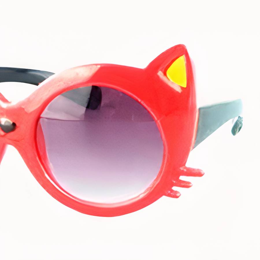 Kids Glasses with Cat-Shaped Frame Cute Eyewear for Children
