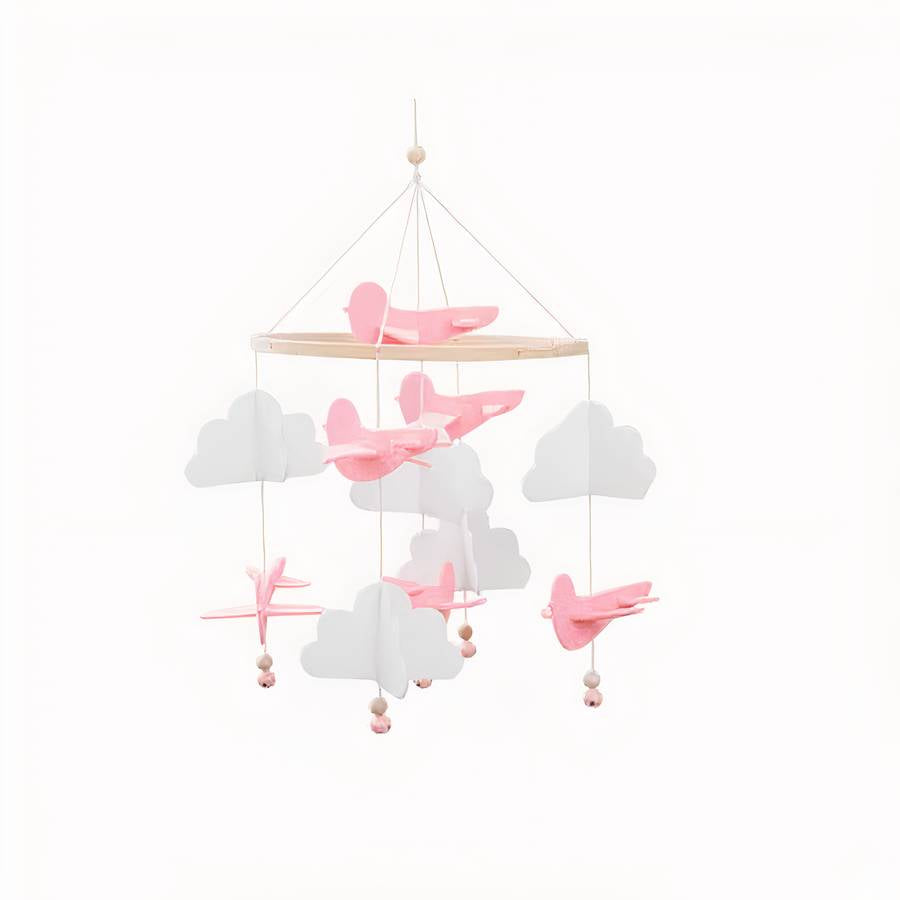 Cotton Baby Crib Rattle Organic Cotton Infant Toy Nursery Accessory
