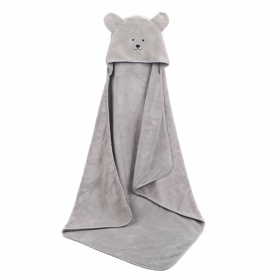 Baby Hooded Bath Towel Soft Absorbent Infant Bathrobe Wrap