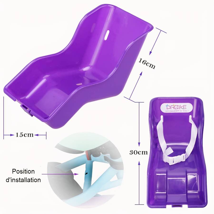 Child Bike Seat for Toddler Front or Rear Mount Safe Comfortable Ride