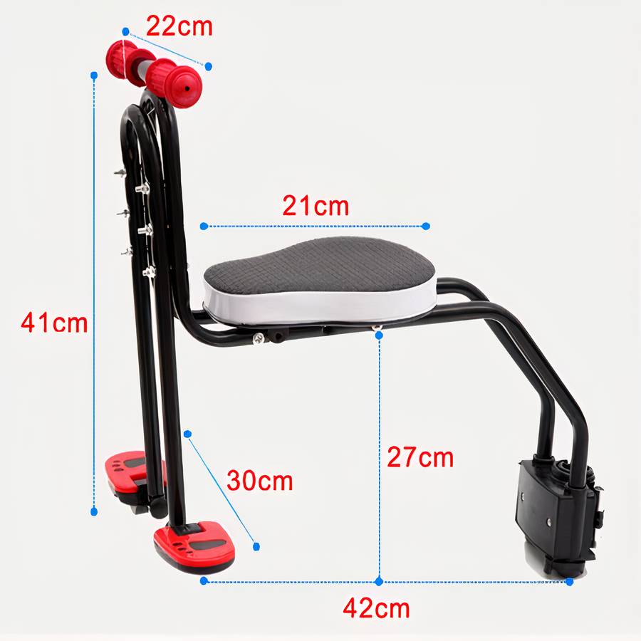 Safety Bike Seat Secure Child Bicycle Saddle Cushion