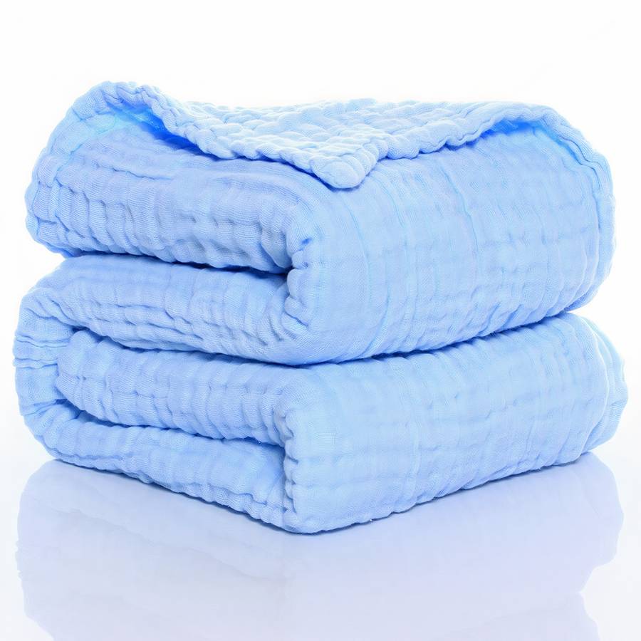 Organic Muslin Baby Blanket Soft Breathable Swaddle for Newborns