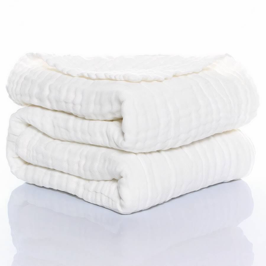 Organic Muslin Baby Blanket Soft Breathable Swaddle for Newborns