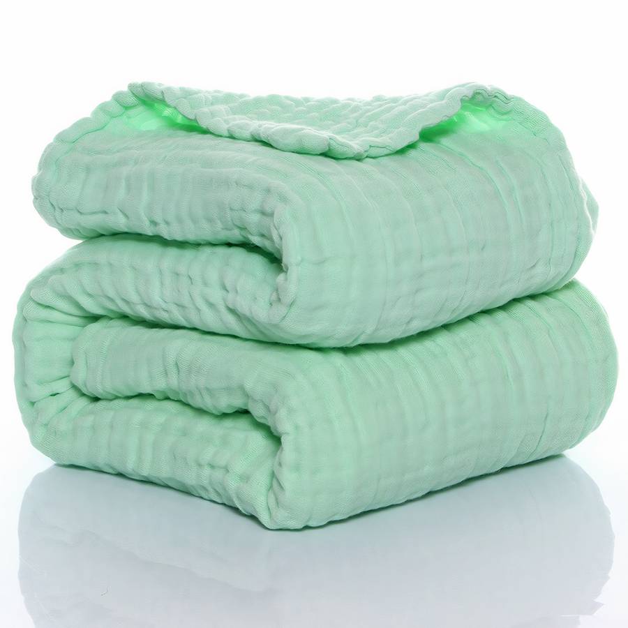 Organic Muslin Baby Blanket Soft Breathable Swaddle for Newborns