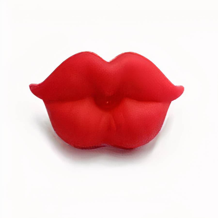 Baby Lip-Shaped Pacifier Natural Silicone Soothing Nipple for Infants