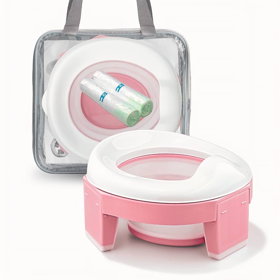 Portable Silicone Baby Pot Toddler Travel Training Toilet Seat