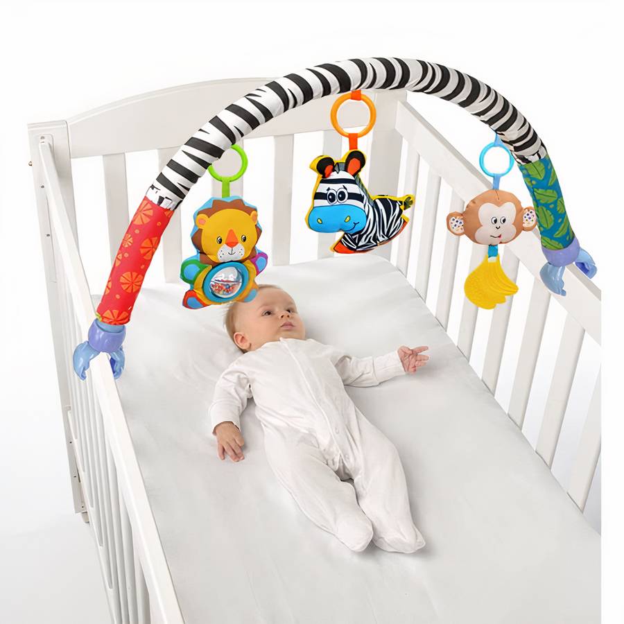 Baby Hanging Musical Rattle Toy for Infant Sensory Development