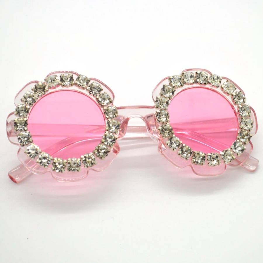 Kids Floral Pattern Sunglasses UV Protection Toddler Girls Boys Shades