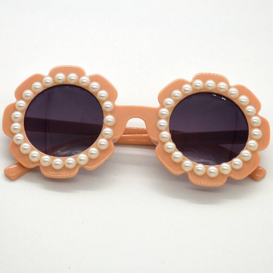 Kids Floral Pattern Sunglasses UV Protection Toddler Girls Boys Shades