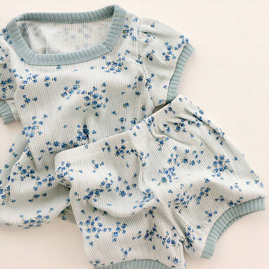 Baby Two-Piece Floral Pajama Set