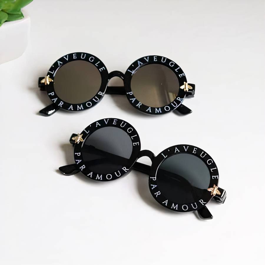 Baby Round Frame Sunglasses Toddler UV Protection Shades