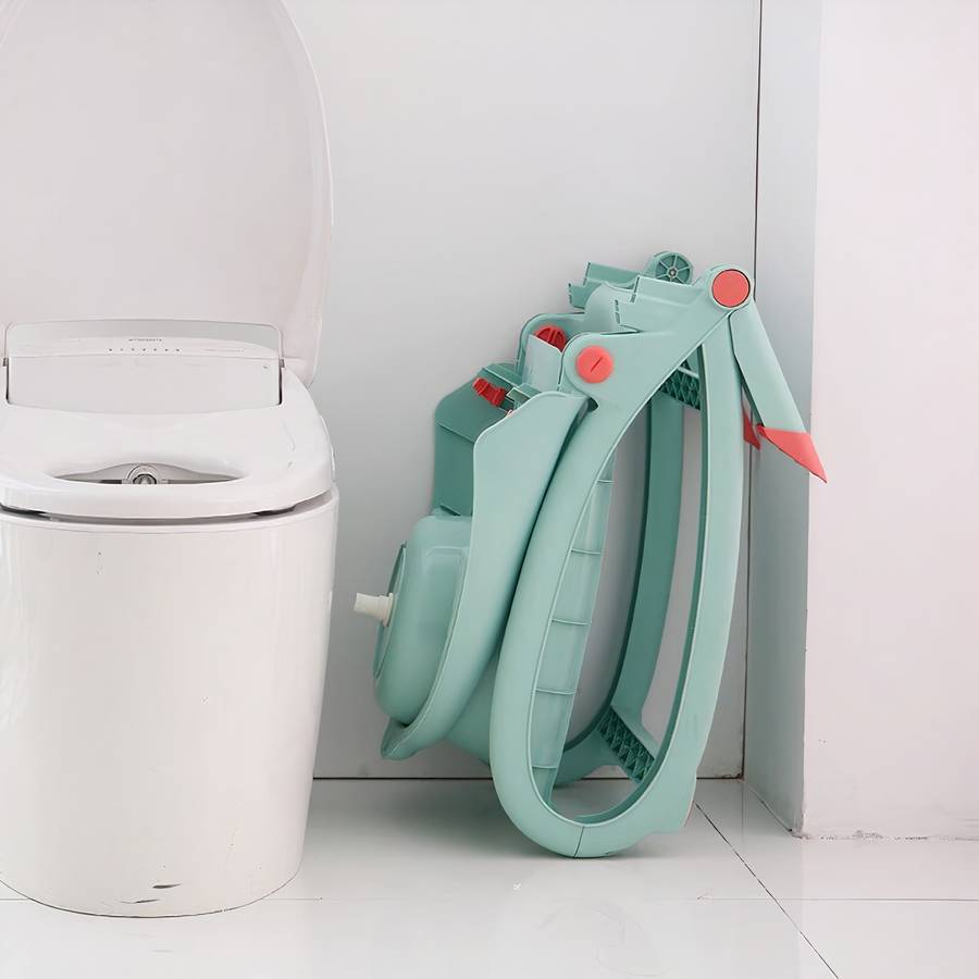 Baby Foldable Hair Washing Chair Portable Infant Shampoo Seat