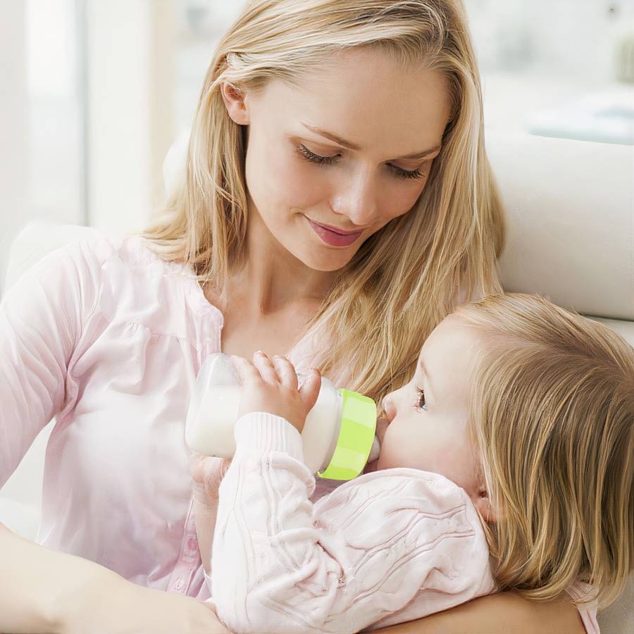 Natural Mini Baby Feeding Bottle Breastfeeding Nipple Infant Toddler Starter Bottle