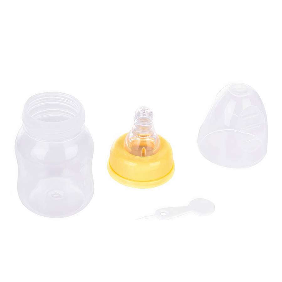 Natural Mini Baby Feeding Bottle Breastfeeding Nipple Infant Toddler Starter Bottle