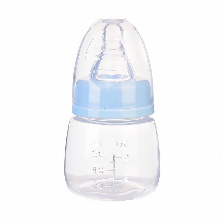 Natural Mini Baby Feeding Bottle Breastfeeding Nipple Infant Toddler Starter Bottle