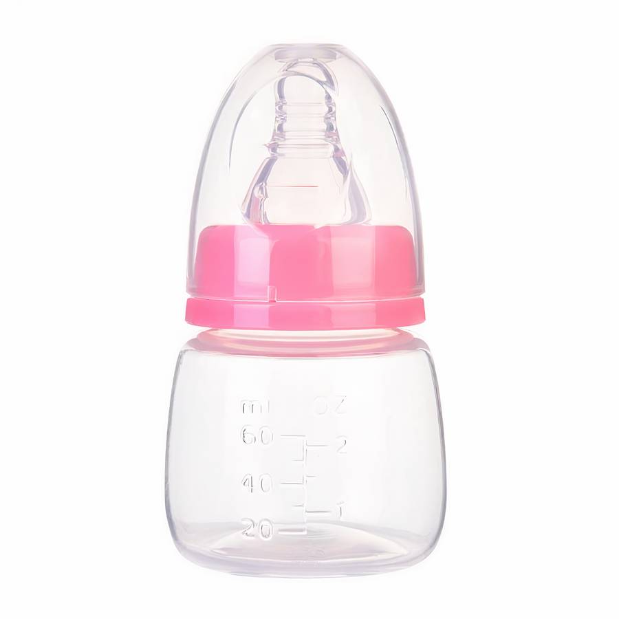 Natural Mini Baby Feeding Bottle Breastfeeding Nipple Infant Toddler Starter Bottle