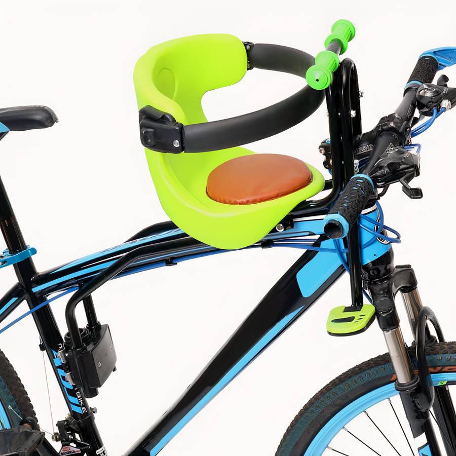 Secure Baby Bicycle Seat for Toddlers with Safety Harness
