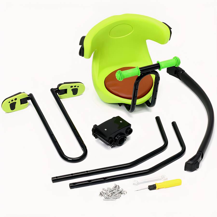 Secure Baby Bicycle Seat for Toddlers with Safety Harness
