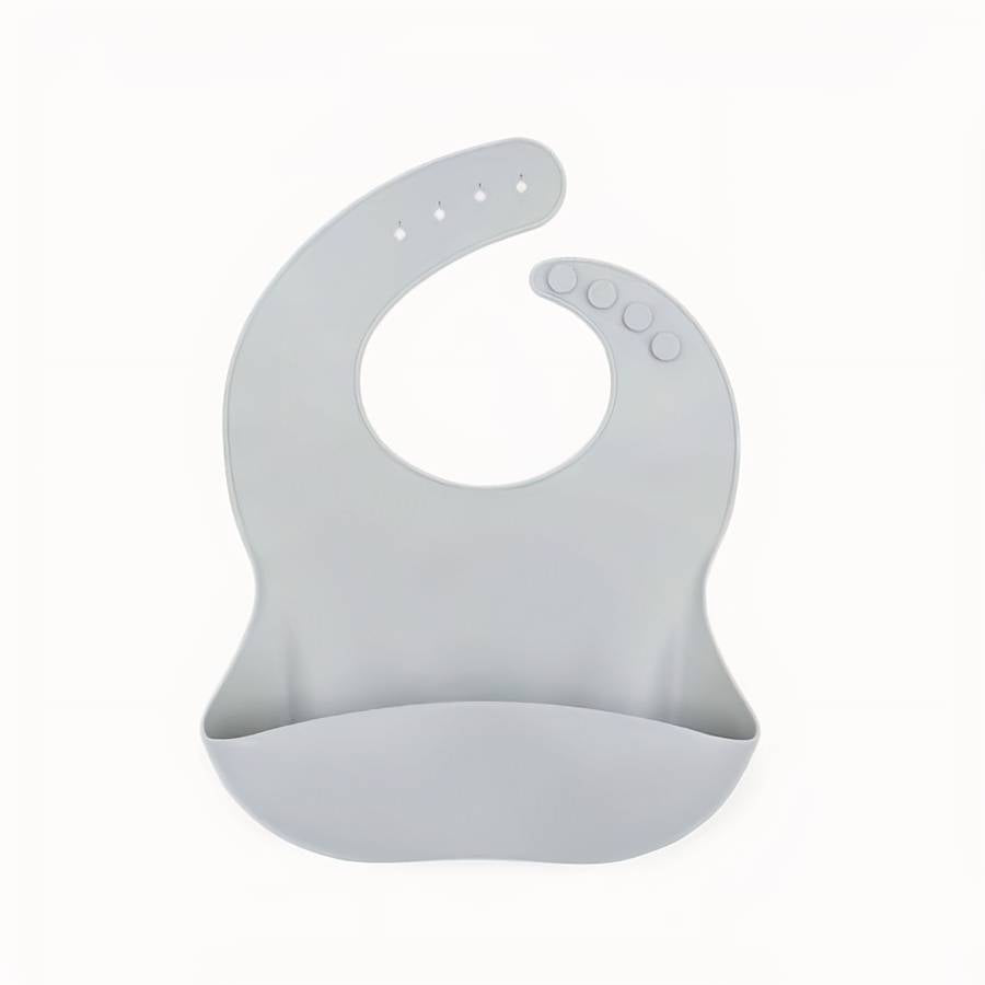 Waterproof Durable Silicone Baby Bib Easy Clean Mess Free Baby Feeding Accessory