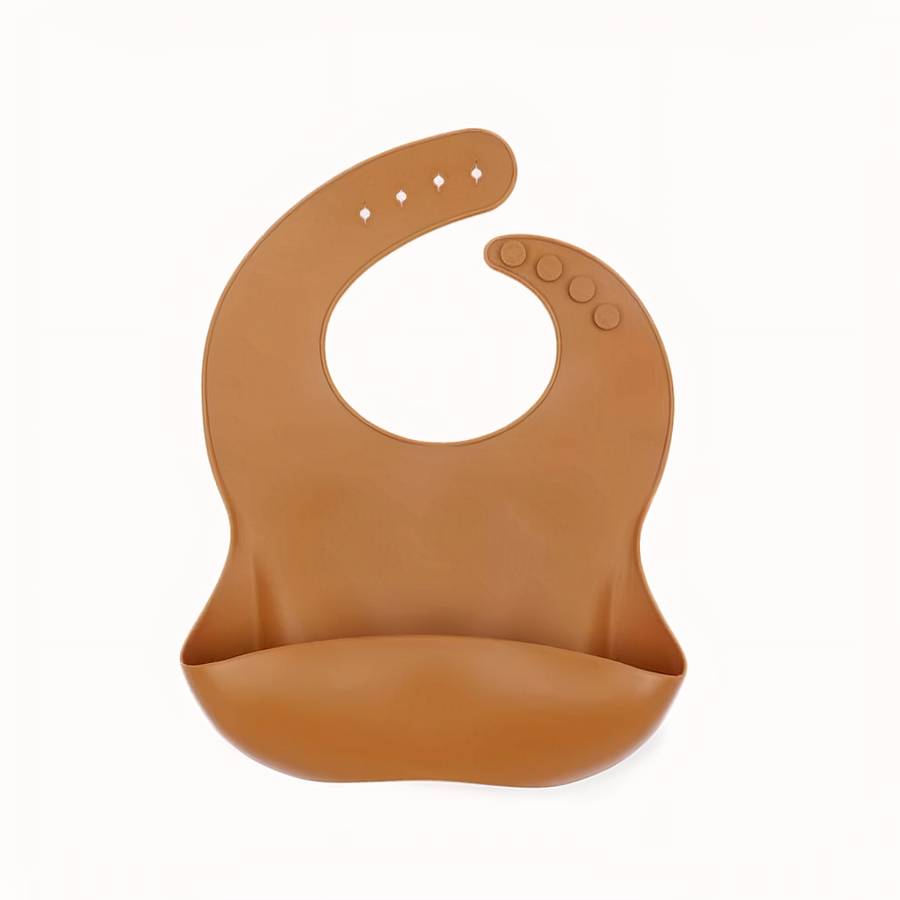 Waterproof Durable Silicone Baby Bib Easy Clean Mess Free Baby Feeding Accessory
