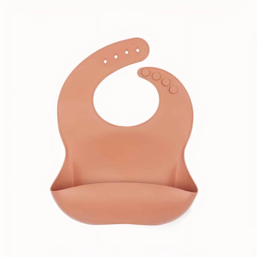 Waterproof Durable Silicone Baby Bib Easy Clean Mess Free Baby Feeding Accessory