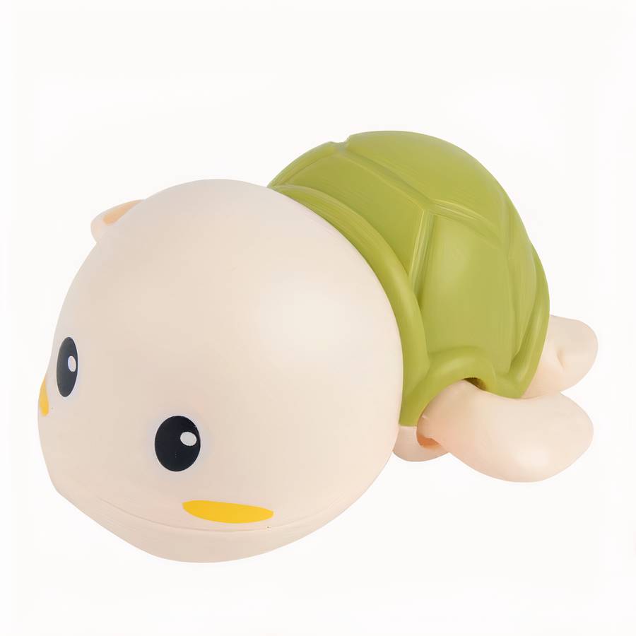 Floating Turtle Baby Bath Toy Soft Waterproof Bath Toy for Infant Toddler