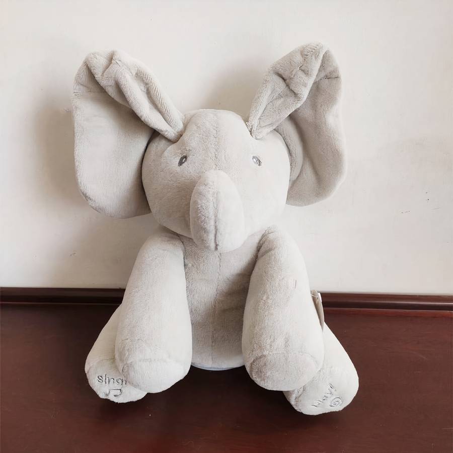 Plush Elephant Robot Toy for Kids Interactive Stuffed Animal Plushie