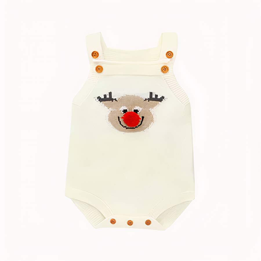 Baby Boy and Girl Knit Romper Cotton Sleeveless Infant Jumpsuit