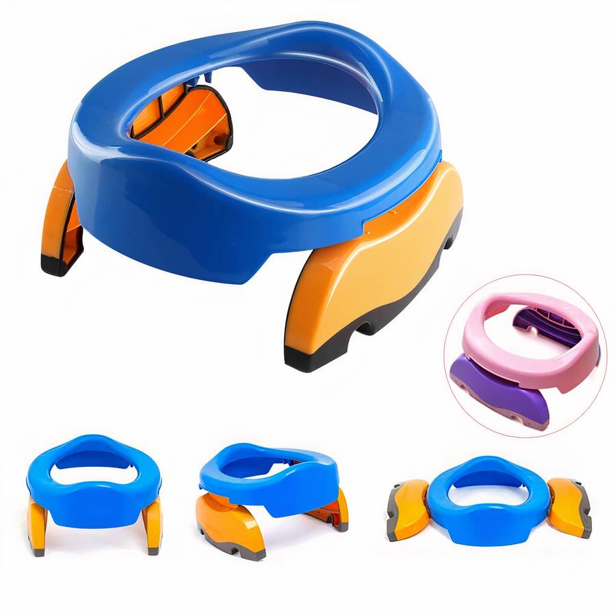 Convertible Travel Potty for Baby Toddler Portable Training Toilet Seat