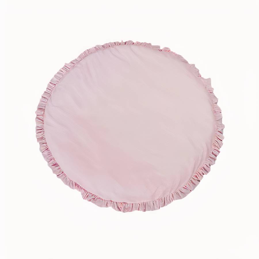 Round Baby Play Mat Soft Cotton Toddler Activity Rug