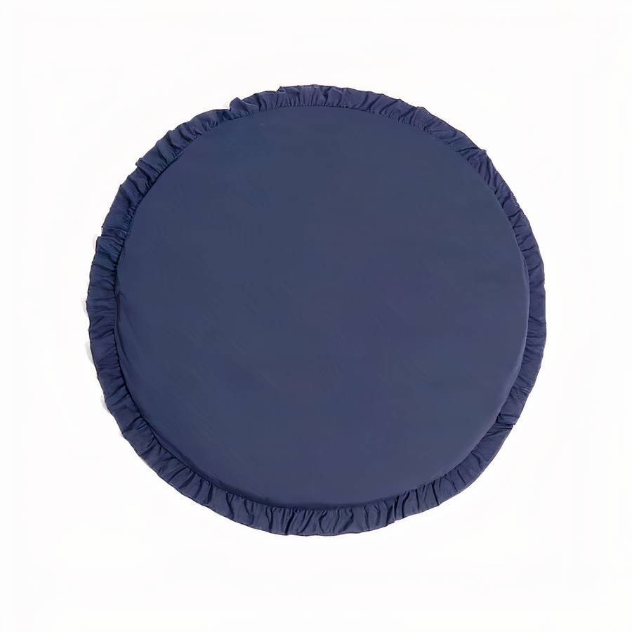 Round Baby Play Mat Soft Cotton Toddler Activity Rug