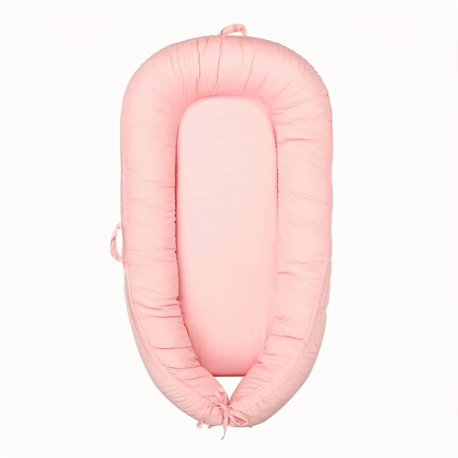 Portable Cotton Baby Bed Nest and Infant Crib Reducer for Newborns