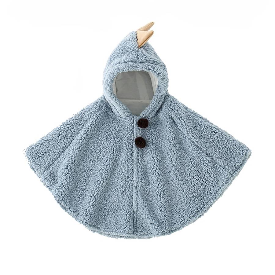 Cute Baby Fleece Hooded Jacket Soft Warm Infant Outerwear