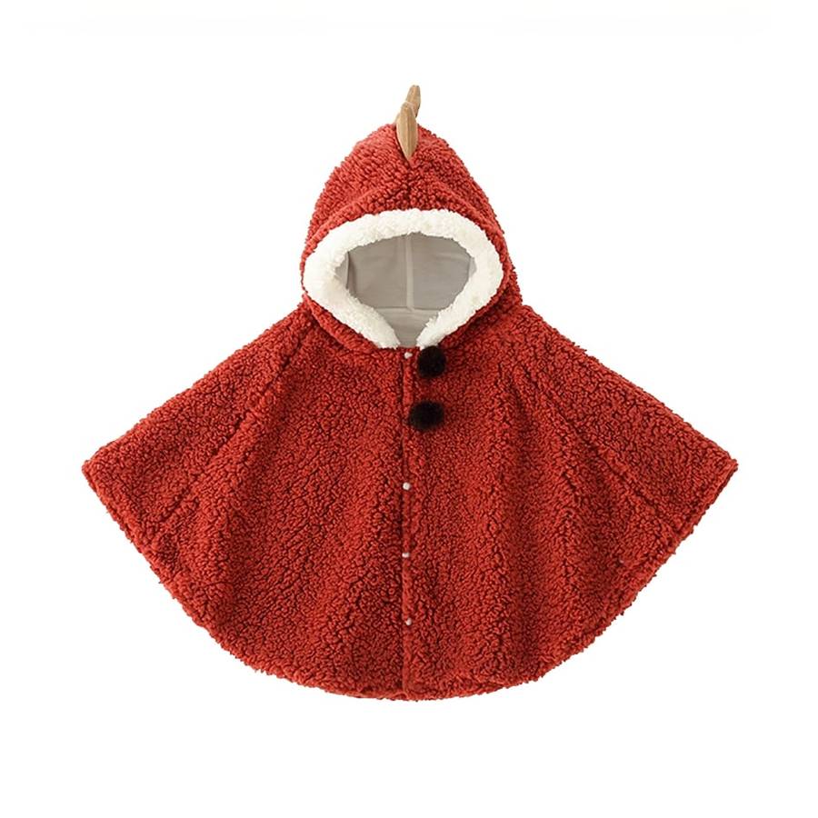 Cute Baby Fleece Hooded Jacket Soft Warm Infant Outerwear