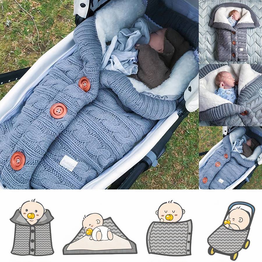 Warm Newborn Baby Sleeping Bag Cozy Infant Sleep Sack
