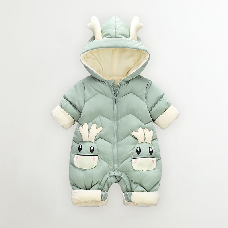 Baby Winter Snowsuit Toddler Warm Insulated One-Piece Bunting Suit
