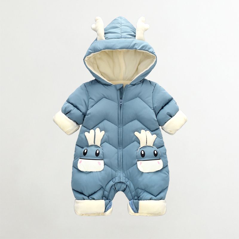Baby Winter Snowsuit Toddler Warm Insulated One-Piece Bunting Suit