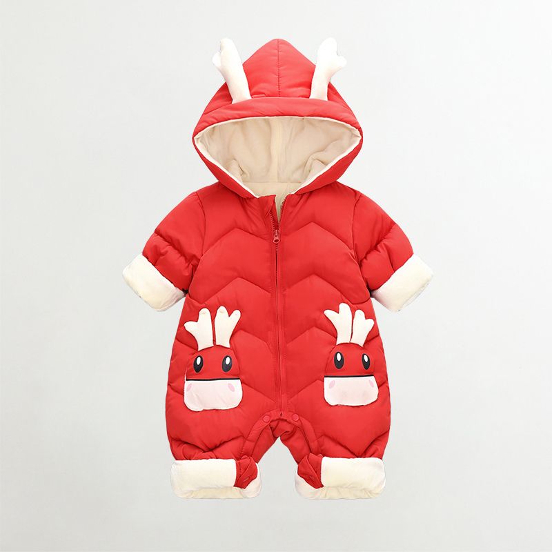 Baby Winter Snowsuit Toddler Warm Insulated One-Piece Bunting Suit