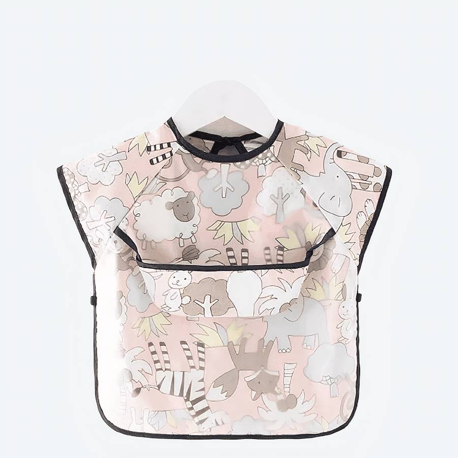 Waterproof Baby Bib Toddler Feeding Bibs Reusable Soft Baby Bibs for Boys Girls Infant Bibs with Adjustable Neck for Mealtime Protection