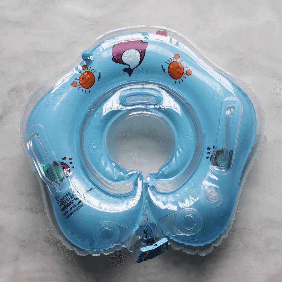 Baby Safety Swim Ring Infant Pool Float with Secure Seat Support