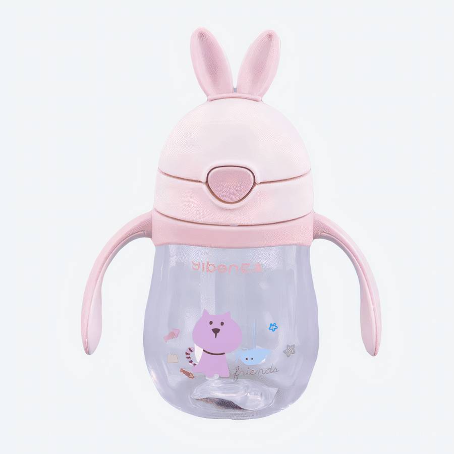 Baby Bottle with Straw for Infants Easy to Drink Infant Feeding Bottle