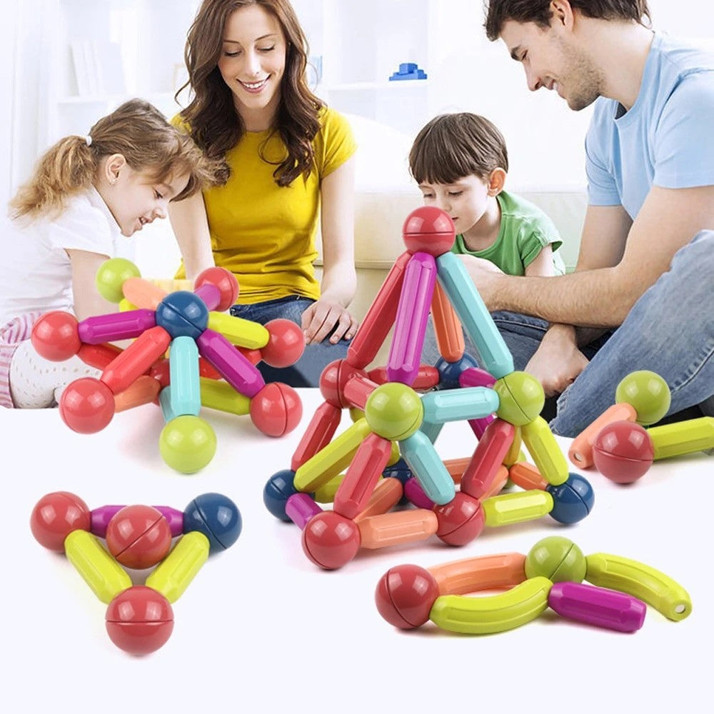 Magnetic Building Set for Kids Educational Toy STEM Construction Blocks