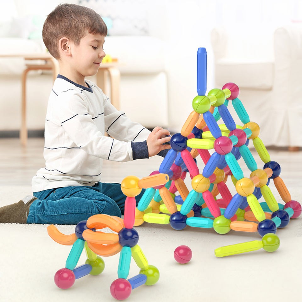 Magnetic Building Set for Kids Educational Toy STEM Construction Blocks