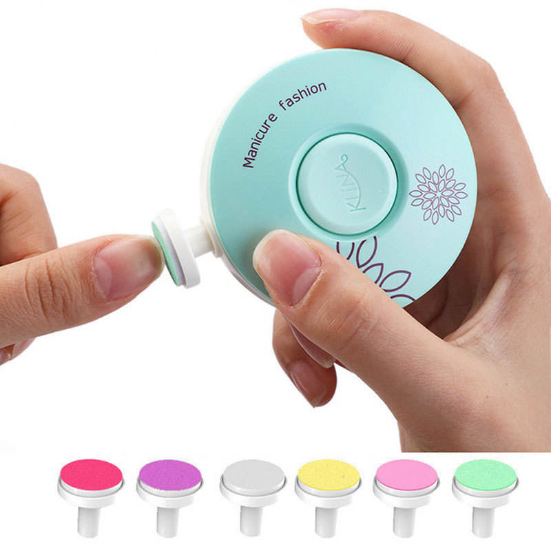 Electric Baby Nail File Safe Infant Manicure Grinder Kit