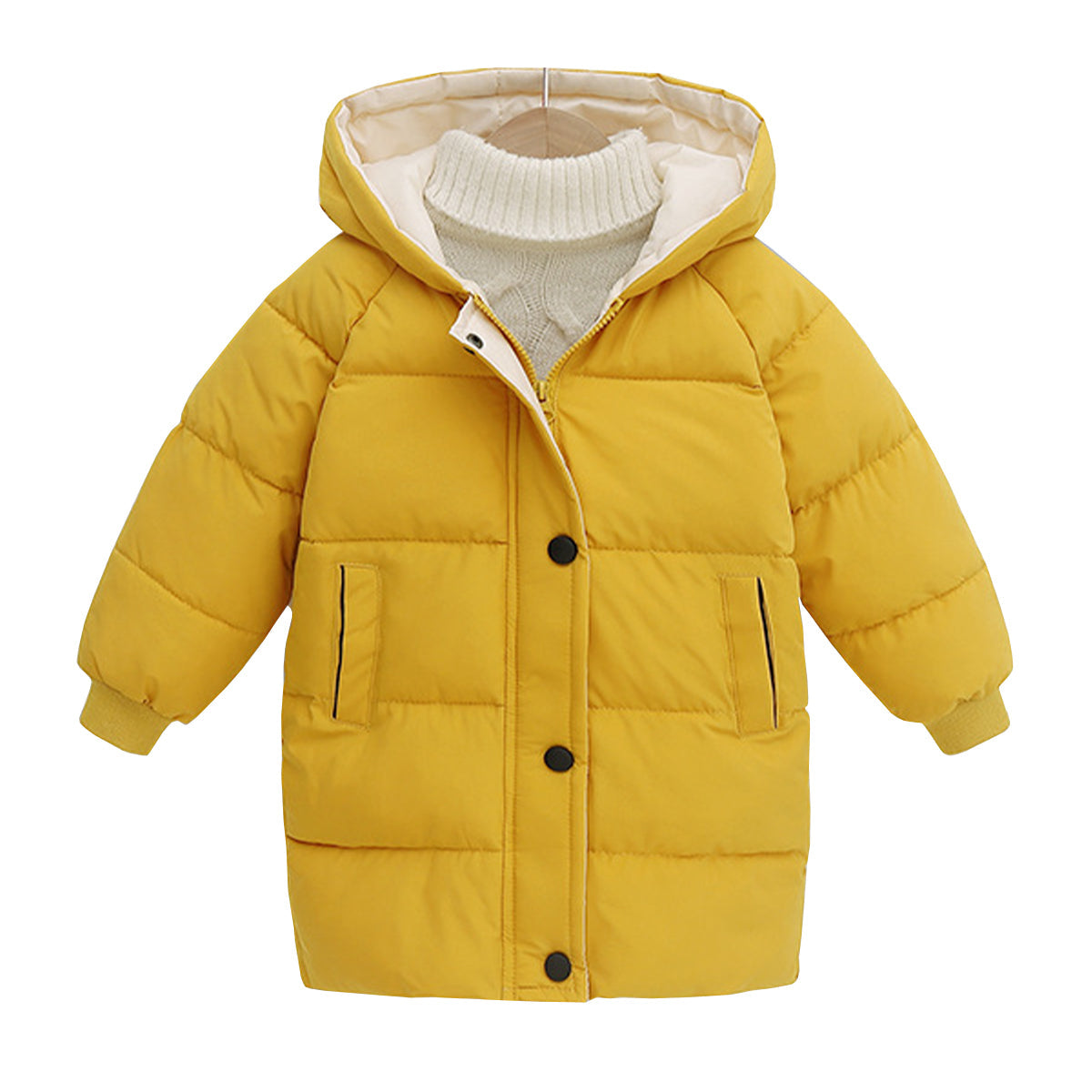 Kids Warm Hooded Parka Winter Jacket for Boys and Girls