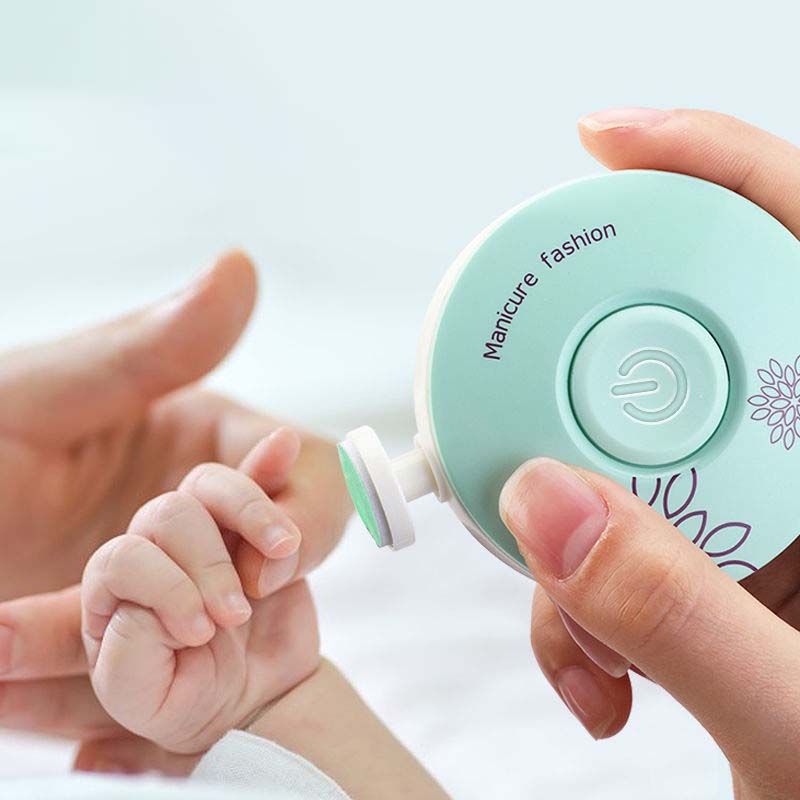 Electric Baby Nail File Safe Infant Manicure Grinder Kit