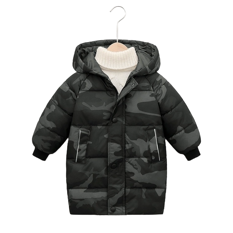 Kids Warm Hooded Parka Winter Jacket for Boys and Girls