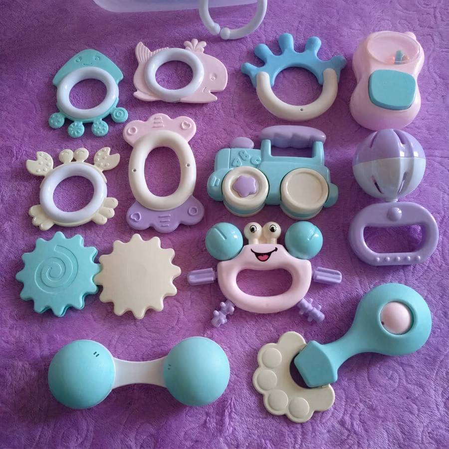 Baby Rattle Toy for Infants Newborn to 12 Months Sensory Development