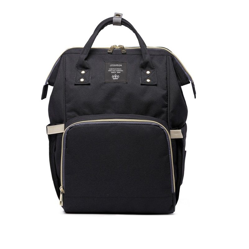 Lequeen Baby Diaper Backpack Bag for Moms and Dads Spacious Travel Changing Bag