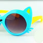 Kids Glasses with Cat-Shaped Frame Cute Eyewear for Children